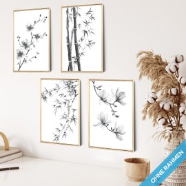mojoliving Japan Poster Japan Decoration Japanese Decoration Aesthetic Pictures Anime Japanese Pictures Anime Poster Pictures Living Room Japan Gift (Japan Bamboo)