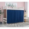 Teanea Solid Bottom Bunk Bed Blackout Curtains Privacy Cloth Single