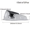 2PCS Speaker&Tweeter Boxes Universal for 6.5" Speakers for UTV ATV