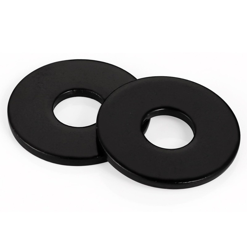 50 PCS 1/4" Stainless Flat Washers, 7/10" Outer Diameter, 18-8