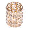 Crystal Makeup Brush Holder European Style Rounded Crystal Glass Cosmetic