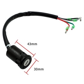 XDF Ignition Key Switch compatible for Honda TRX300FW FOURTRAX 1990-2000 FourTrax 300 TRX300 TRX300FW 1988-2000 5045-013