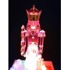 Holiday Time NUTCRACKER color changing LED LIGHT UP Animation TRAIN