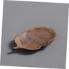 STOBAZA Bamboo Leaf Coaster Heat Insulation Pad Decorative Bamboo Holder