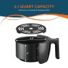 Elite Gourmet 2.1 Quart Compact Air Fryer Oil Free Healthy