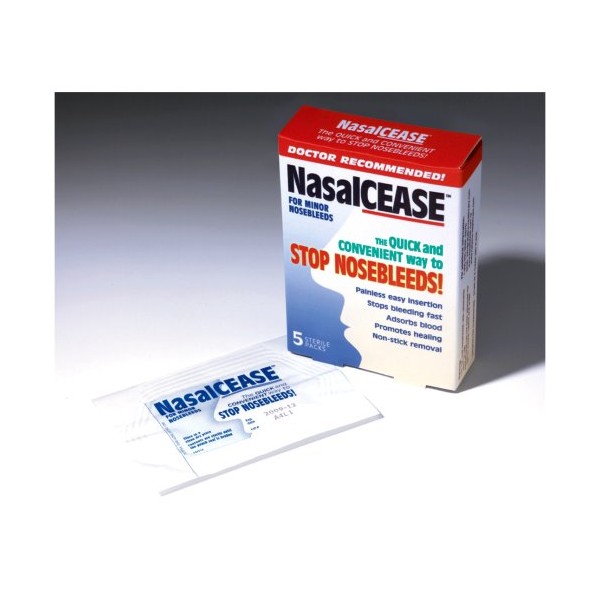 Nasalcease FirstAid Nosebleeds, 0.75 Ounces Box (Pack of 2)