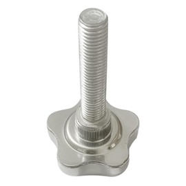 Liujiami 1 x M6 M8 M10 M12 Metric Thread Star Handles Clamping Button Handle Stainless Steel Knurled Screw Handle Knobs Screws Tightening Thread Replacement Machine Handle