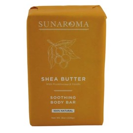 SUNAROMA Soap Bar Shea Butter 8 Oz