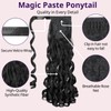 18" Loose Curl Wrap Around Spiral Curly Ponytail Extension