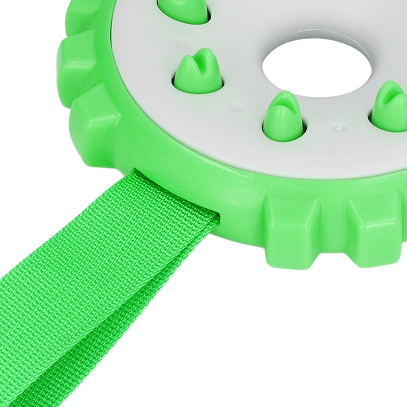 Dog Chewing Toy Bite Resistant Interactive Teeth Cleaning Round Puppy