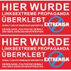 Set of 2 Car Stickers, Anti-Left Extreme Stickers, 2 Pieces,