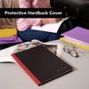 Black n' Red Notebook, Durable Hardcover, Premium Optik Paper, Scribzee
