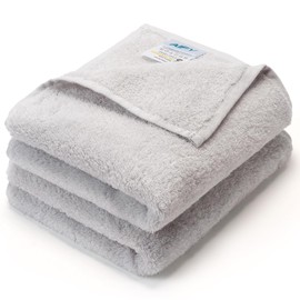 AIFY Face Towel, Set of 2, 100% Cotton, Thin, Non-twist Face Towel, Fluffy, Good to the Touch, Instant Absorption, Hair Removal, Approx. 1/66% of JIS Standard Value of 0.2%, Hotel Specifications,