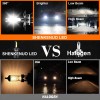 SHENKENUO Pair 7" Inch LED car Headlight Parts round HI/LO