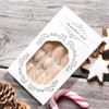 24Pcs Christmas Press on Nails Medium Artificial Square Acrylic False