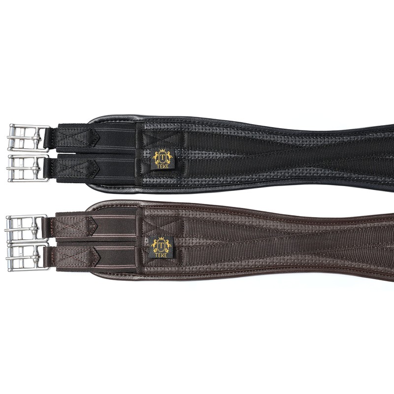 T TEKE Contoured Chafe Free Horse Saddle Girth Airflow Waffle