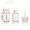 COSIDEA 10PCS Empty 15ml baby bottle lip gloss tubes White