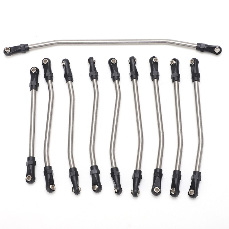 10pcs Stainless Steel Link Rod Fit for Axial Wraith 90018
