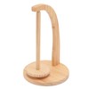 Yarn Holder Easy Installation Stable Structure Rotatable Wooden Yarn Ball