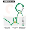 Floramos Cute Initials Charm Rope Keychain for Women Men Carabiner