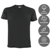 ALPIDEX Men's T-Shirts Set of 5 Crew Neck Plain S