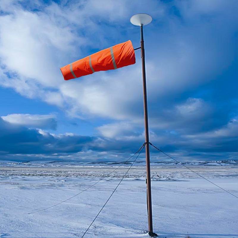 Anley 40-Inch Windsock - Rip-Stop Polyester Wind Direction Measurement Sock