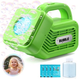 YOTOY Toys for 3-8 Year Old Boys Girls: Automatic Bubble Machine Blower for Kids Adults Party Gift for 3 4 5 6 7 8 Years Old Birthday Wedding Portable Bubble Maker Bath Indoor Outdoor Bubble Toy