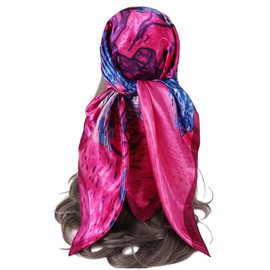 FAIRYGATE Head Scarf Like Satin Silk Hair Wraps for Sleeping Bandanas Ladies Scarfs Gifts Neckerchief Scarves for Women 80019