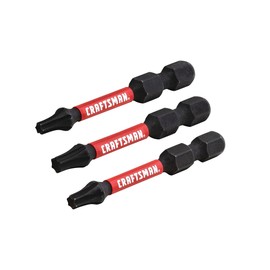 CRAFTSMAN Impact Rated 2 Inch Torx Screwdriving Bit Set, 3 Pack (CMAF13T3)