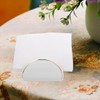 MAGICLULU Ceramic Napkin Holder with Golden Edging Stylish Tabletop Napkin