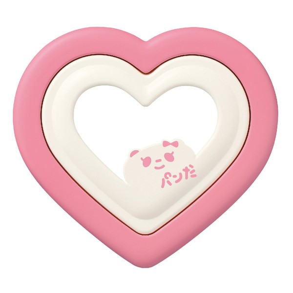 曙産業 サンドイッチ 型 ハート ピンク 日本製 食パンにお好みの具をはさんでグッと押すだけ ふちの閉じたサンドパンが作れる 余ったパン耳のレシピ付き サンドでパンだ