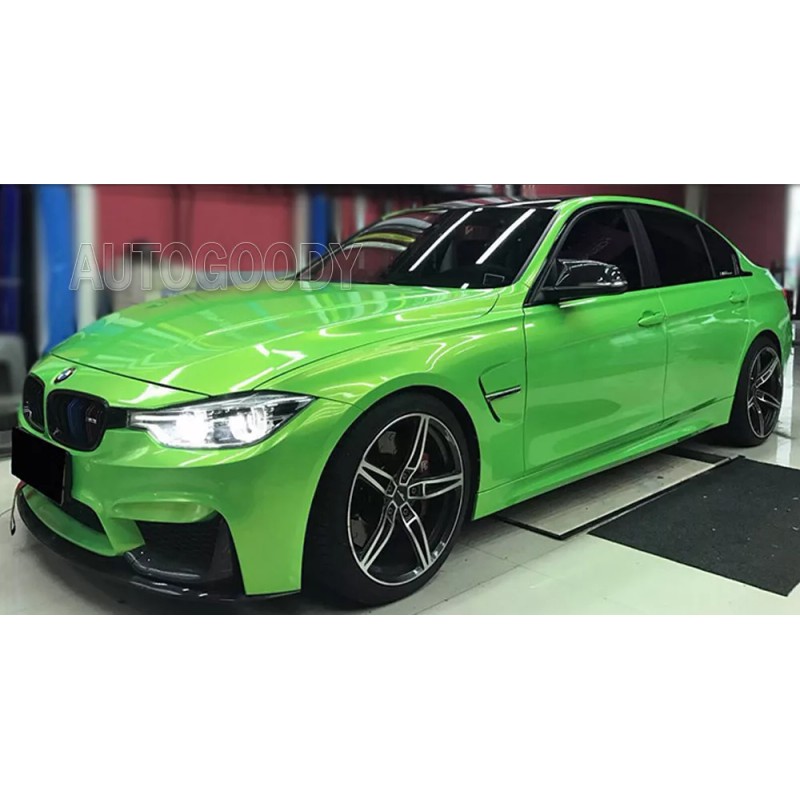 AUTOGOODY 108" x 60" Super Gloss Green Vinyl Film Wrap