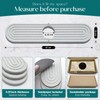 LeKuni Dish Drying Mat Sink, Diatomaceous Earth Stone Sink Splash