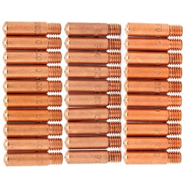 30pcs MIG Welding Tips,11-23 11-30 11-35 Mig Welding Gun Consumables Accessory,for Tweco Mini 100L MIG Welding Gun