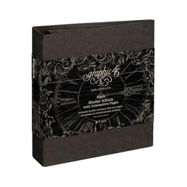 Graphic 45- Binder Album with Interactive Pages – Black