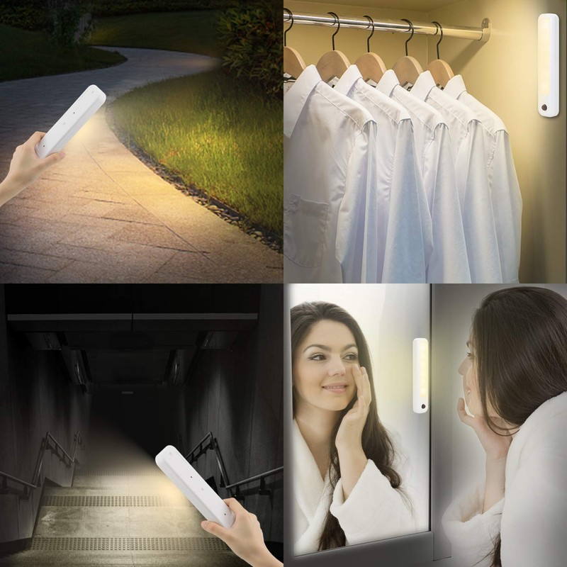 HONWELL Closet Light with Remote, Battery Operated Cabinet Light, Wireless