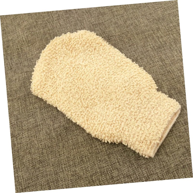 Baluue Polyester Spa Mitts Exfoliating Body Scrub Glove Dead Skin