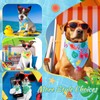 Chunful 100 Pieces Dog Bandanas Bulk Summer Pet Bandanas Pack