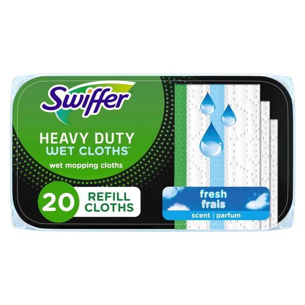 Swiffer Swiffer Sweep + Mop, Wet Pads Refill, Floor Cleaner,