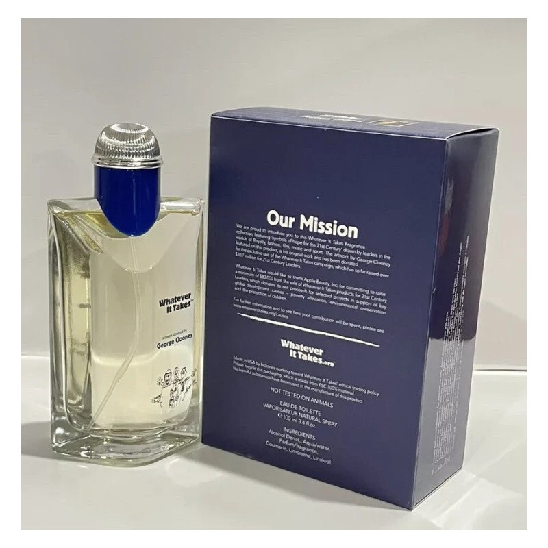 George Clooney Whatever It Takes 3.4oz Edt Spray New In
