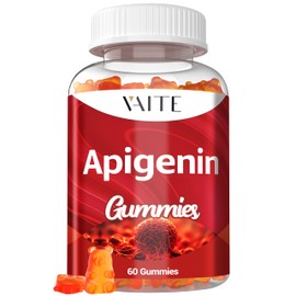 VAITE Apigenin Supplement 150mg - Chamomile Extract Vegan Gummies with Flavonoids, Bioflavonoids & Polyphenols - Plant-Based Relaxation Support - Liposomal Calm Formula - Non-GMO Herbal Mood Balance