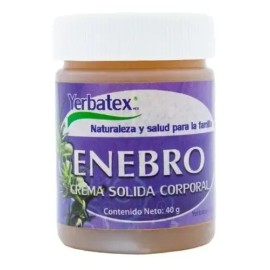 Pomada De Enebro, Crema Sólida Corporal, Frasco De 40g                                                                                                
