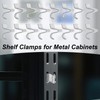16pcs Cabinet Shelf Clips, Heavy Duty Shelving Brackets Clips Shelf