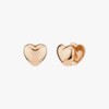 Gold&Deer 14K Goldfield Heart Chuntong One-Touch Earrings Rose Gold /