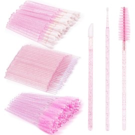 Kit De Extensión De Pestañas De 200 Piezas, Incluye Cepillos Para Pestañas, Cepillos Para Cejas, Aplicadores De Rímel, Pinceles Para Labios, Microcepillos Desechables Para Extensiones De Pestaña