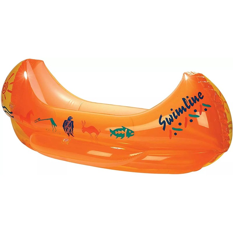 Swimline 48" Kiddie Canoe Pool Float Boat Kayak Beach Inflatable