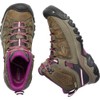 KEEN Women's Targhee 3 Mid Height Waterproof Hiking Boots, Weiss/Boysenberry,