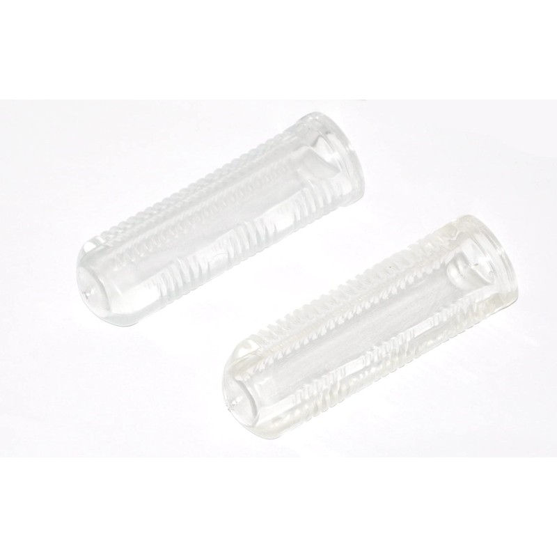 BMX Mountain Bike Handlebar Grips Kids Bike See Through PVC