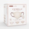 CICIBELLA 5D Sculpted Mask, Bicolor Box, Non-Woven Fabric, Cool Mask,
