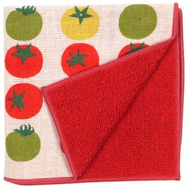 Wataol Semi Washed Towel Handkerchief, Various Tomatoes, Bean